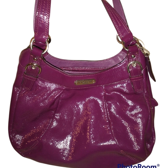 Coach Handbags - Coach Berry/Plum Soho Patent Leather Shoulder Bag